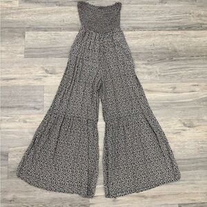 Free People Strapless Wideleg Jumpsuit